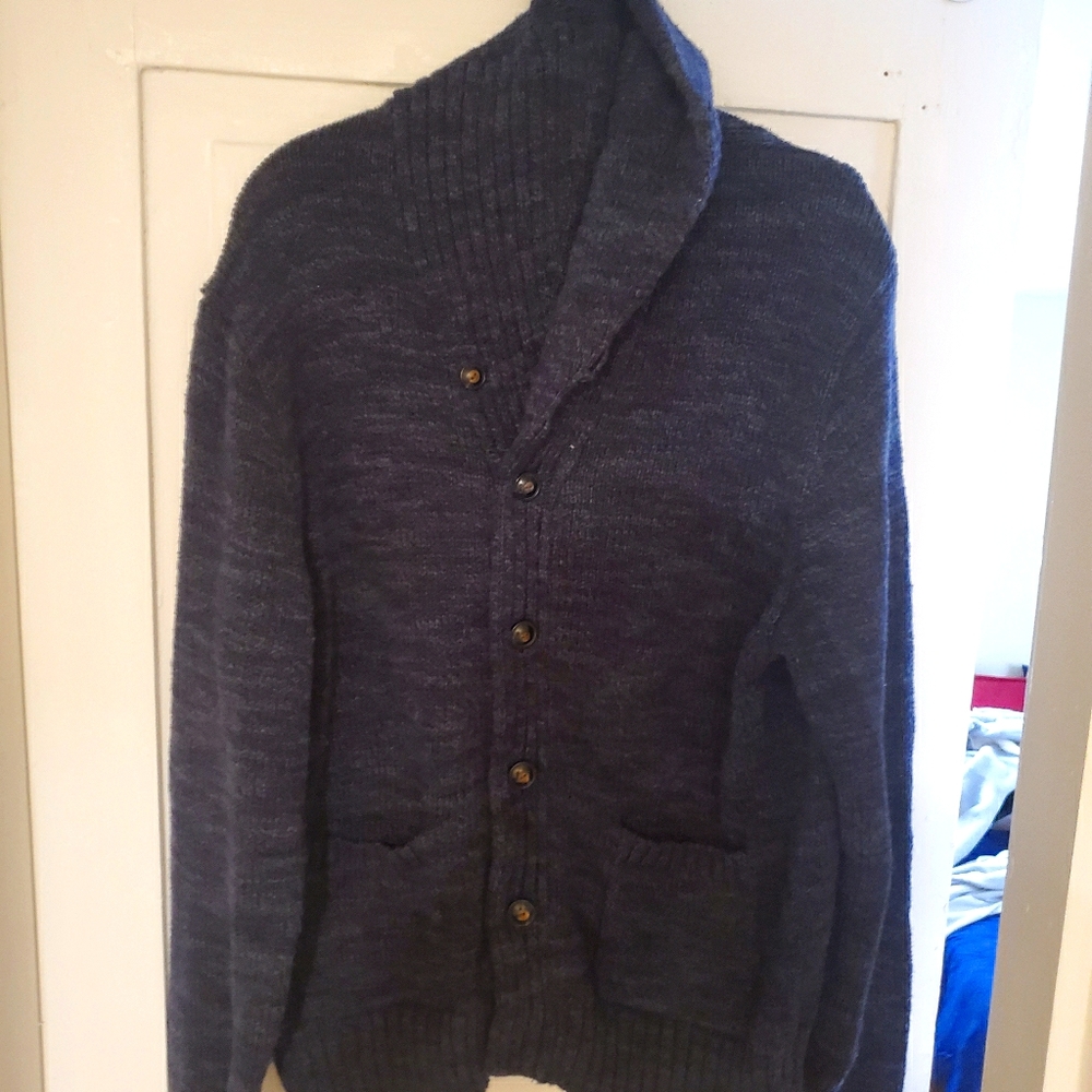 Polo cardigan sweater